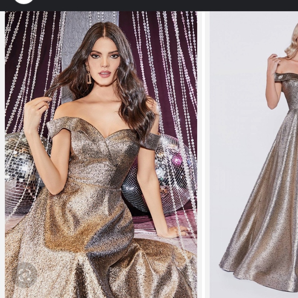 Cinderella Divine Sparkle champagne gown NWT - Picture 3 of 3